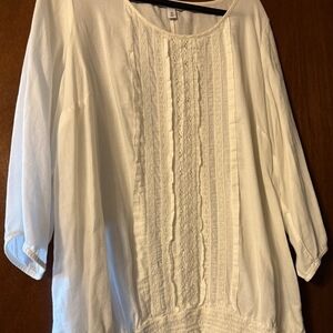 Old Navy White Blouse 3X
